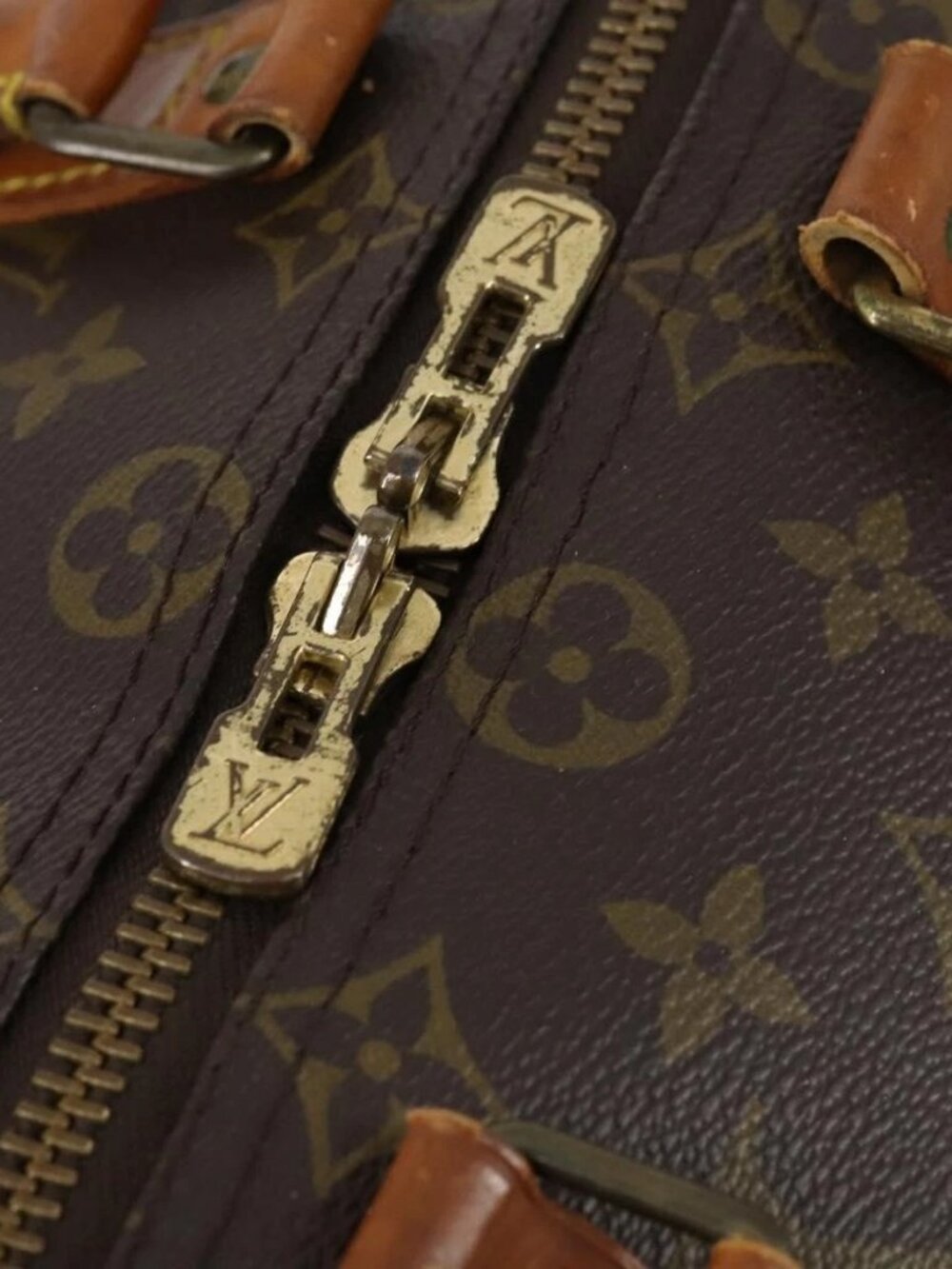LOUIS VUITTON Monogram Keepall 45 Boston Bag M41428 LV Auth - Picture 9 of 15